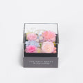 Small Gray Dried Mixed Flowers in Square Shadow Box – Style 2