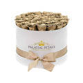 Grand 24K Gold Preserved Roses in Round Gift Box