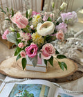 Pink Preserved Roses Gift Box for Valentine's Day