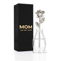 Rose Gold Dipped Real Rose Gift Box – "Mom You Are Loved"