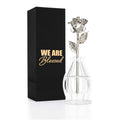 Silver Dipped Real Rose Gift Box – "We Are Blessed"