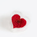 Preserved Roses in Acrylic Heart Gift Box – Style 2