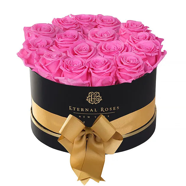 Small 15-17 Preserved Roses in Round Gift Box