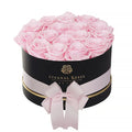 Small 15-17 Preserved Roses in Round Gift Box – Style 2