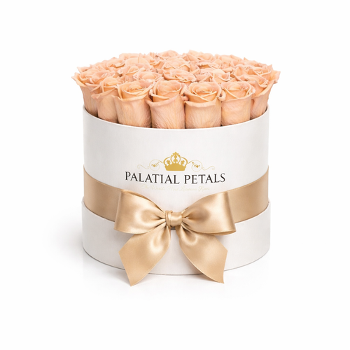13-15 Preserved Roses in Round Gift Box