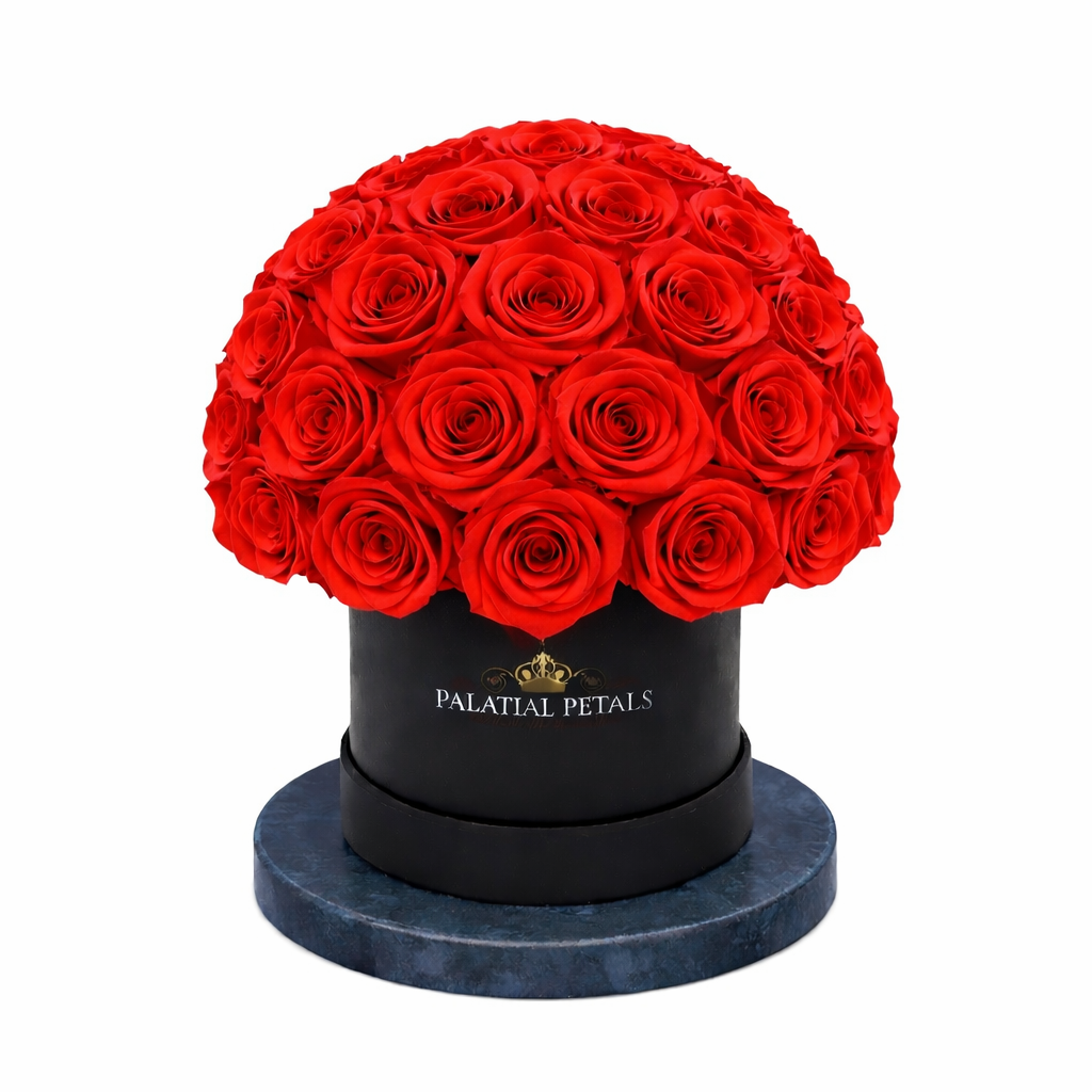 30-40 Preserved Roses in Dome Box