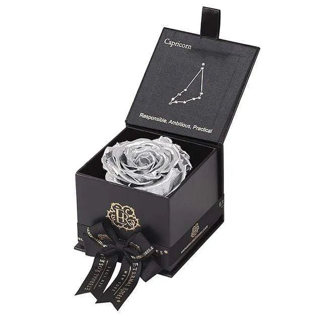 Preserved Roses in White Gift Box – Capricorn Zodiac Gift