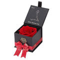 Preserved Roses in Black Gift Box – Pisces Zodiac Gift
