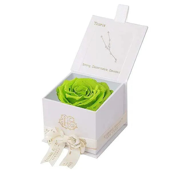 Preserved Roses in White Gift Box – Taurus Zodiac Gift