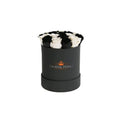 Mini Black Magic & Snow White Preserved Roses in Round Gift Box