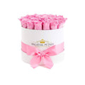 Candy Pink Preserved Roses in Classic Round Gift Box