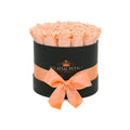 Champagne Preserved Roses in Classic Round Gift Box – Style 3