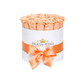 Champagne Preserved Roses in Classic Round Gift Box – Style 2