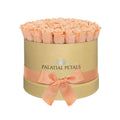 Grand Champagne Preserved Roses in Round Gift Box – Style 2