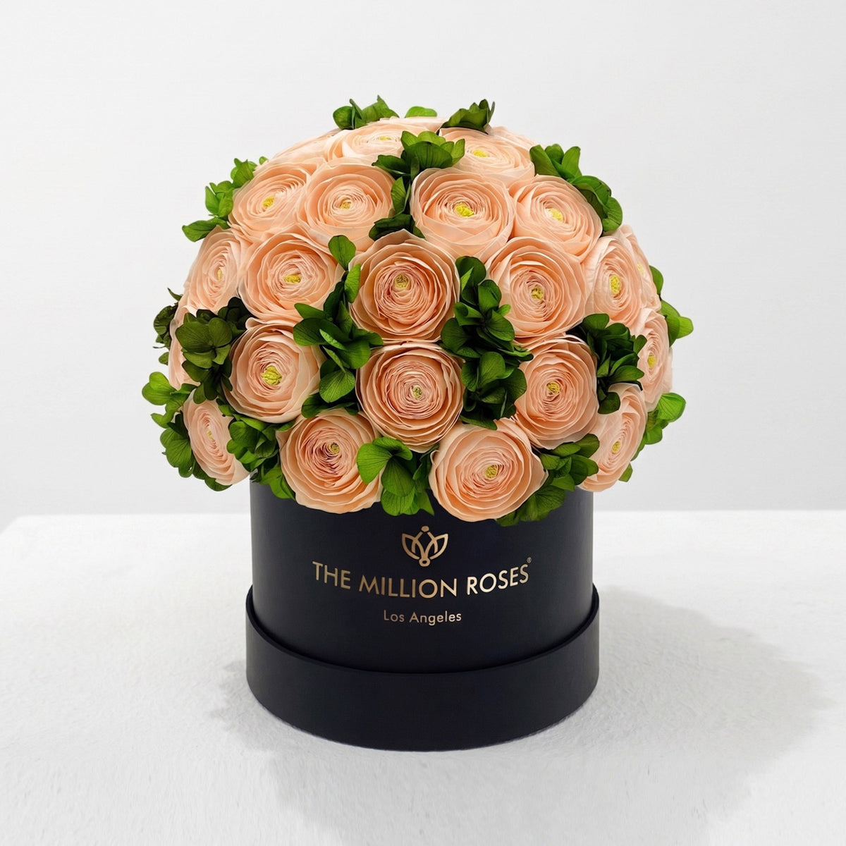 Peach Preserved Hydrangeas Gift Box