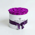 14-15 Purple Preserved Roses Gift Box