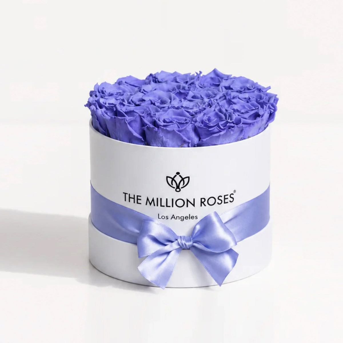 14-15 Violet Preserved Roses Gift Box