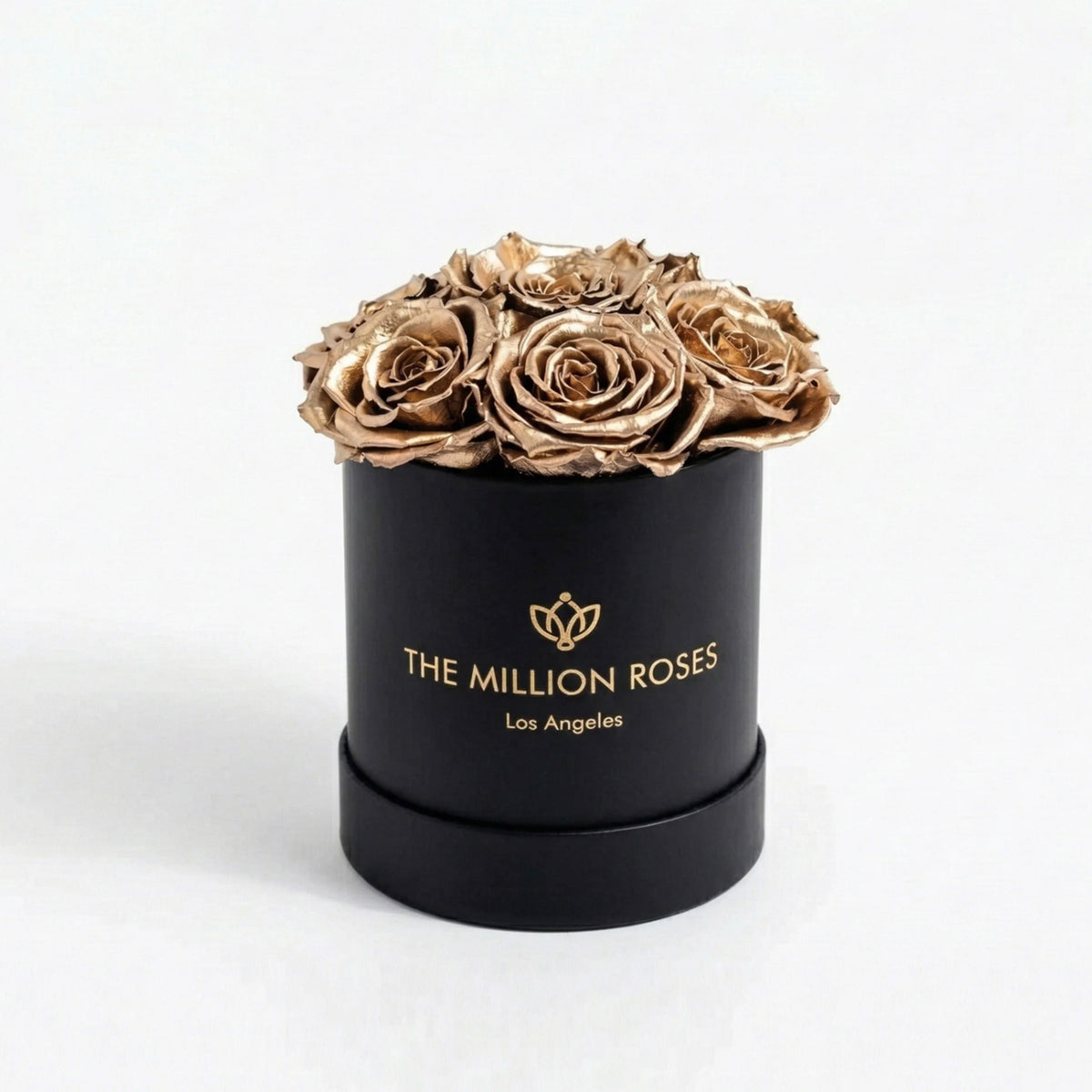 Single Gold Preserved Rose Gift Box