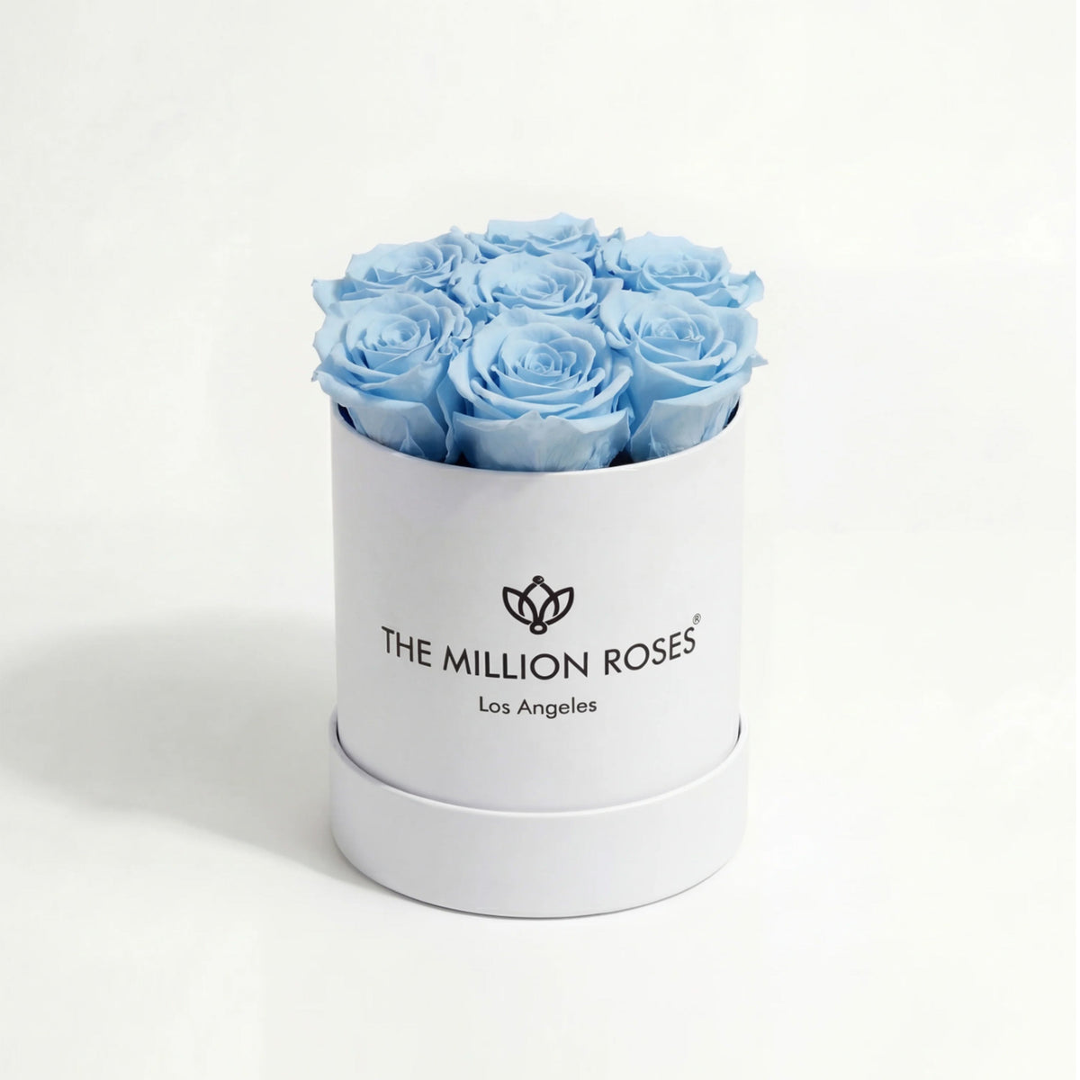 Single Blue Preserved Rose Gift Box