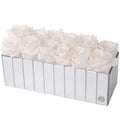 12 Preserved Roses in Mirror Gift Box