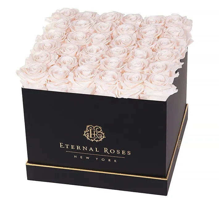36 Preserved Roses in Square Gift Box for Birthday