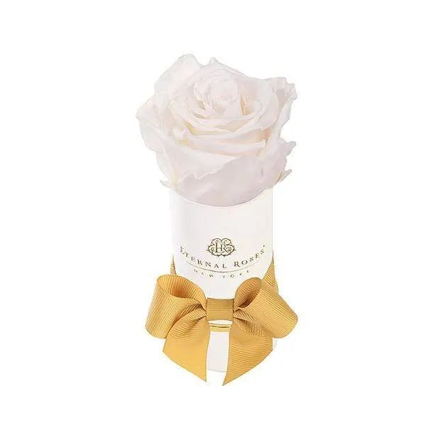 Single Preserved Rose in Round Gift Box – Style 2