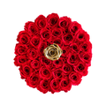 Large Preserved Roses in Round Gift Box