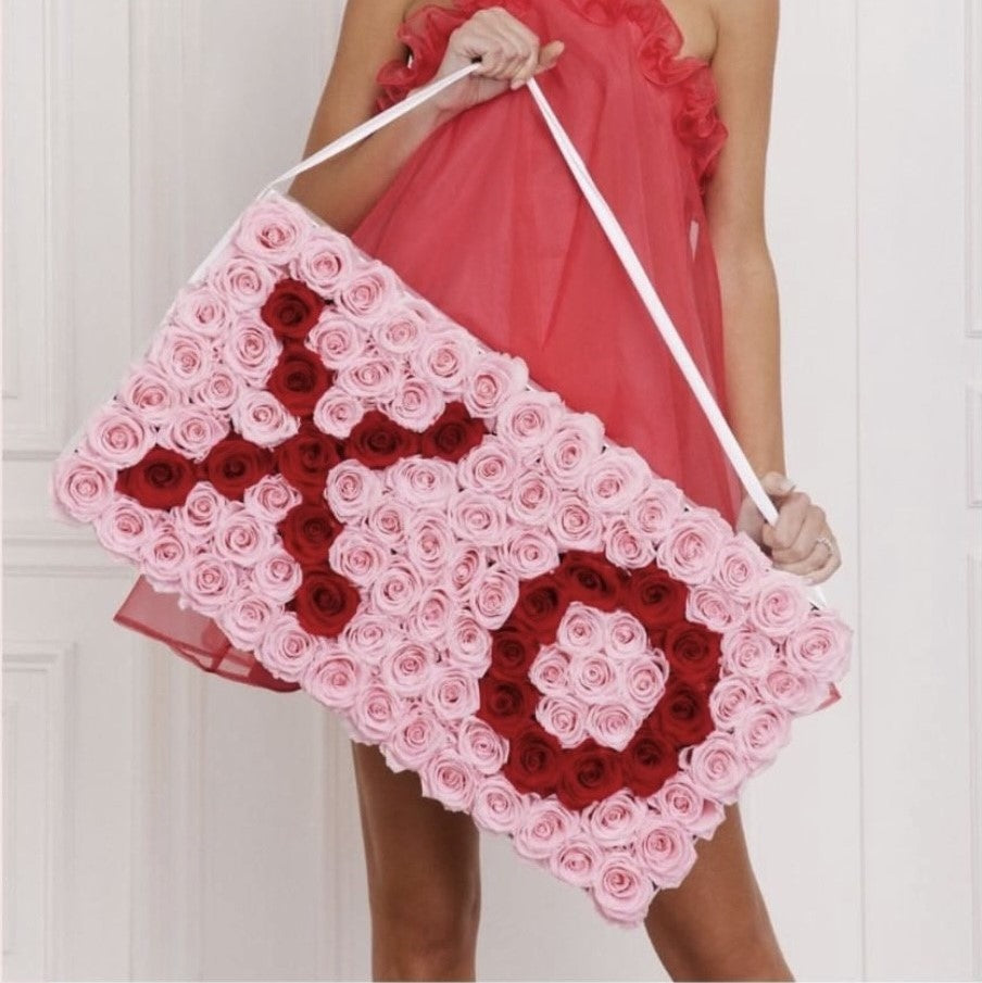 150 Preserved Roses in Rectangle Gift Box