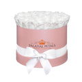 Grand Snow White Preserved Roses in Round Gift Box